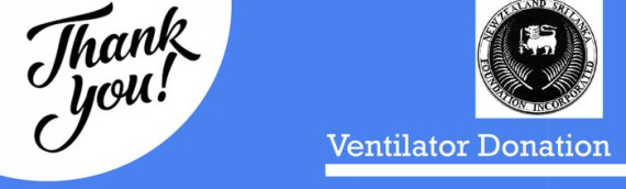 Ventilator Donation Update